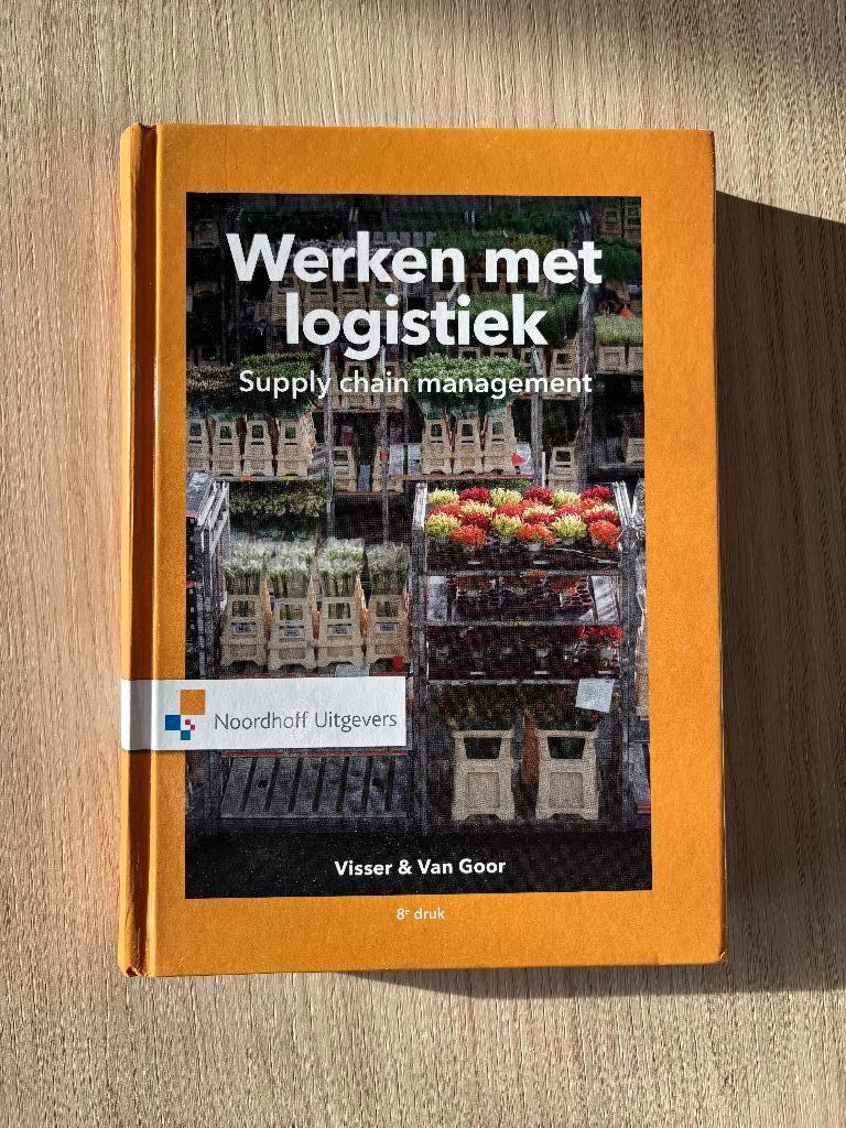 Studieboek Werken met logistiek – 8e druk – Bedrijfskunde, Ophalen of Verzenden, Beta, Zo goed als nieuw, HBO