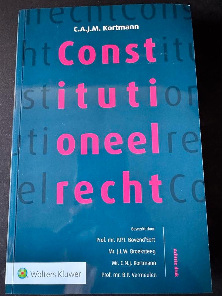 Constitutioneel recht, Boeken, Studieboeken en Cursussen, Gelezen, HBO, Gamma, Ophalen of Verzenden