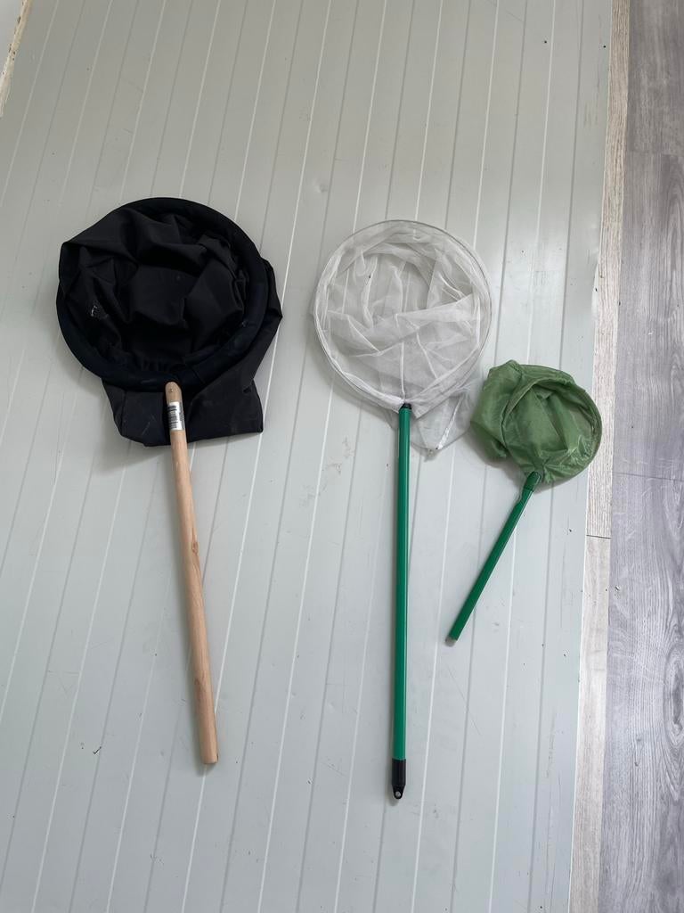 Diverse vogelnetjes, Ophalen of Verzenden, Gebruikt, Metaal, Vogelkooi