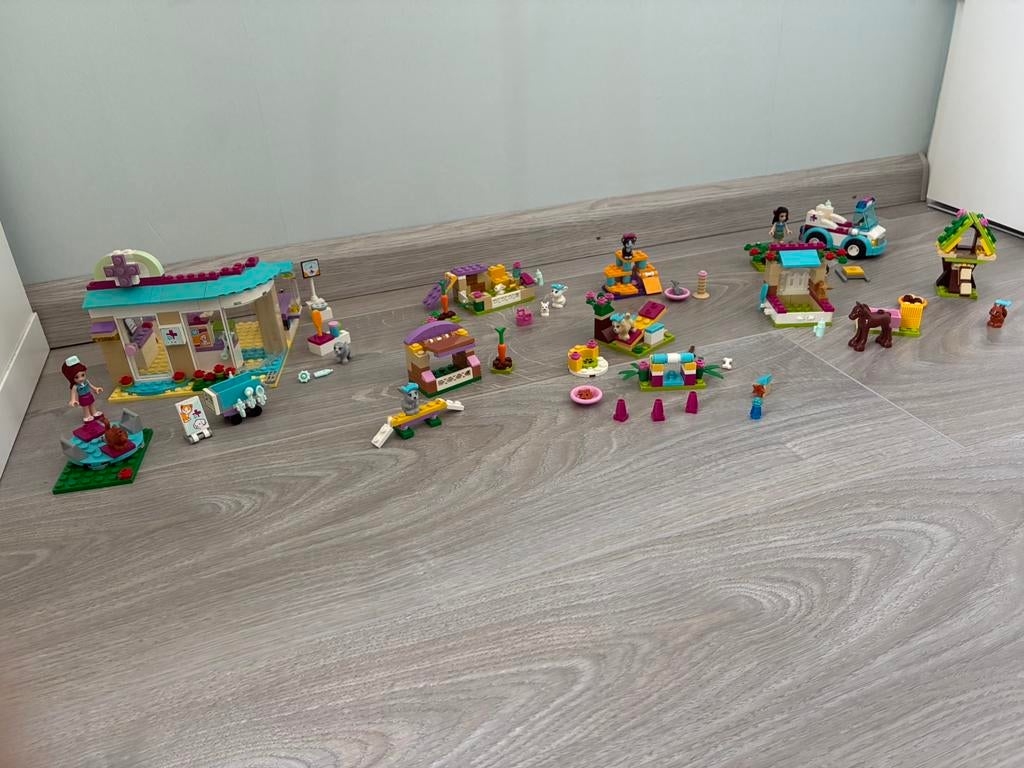 Lego Friends sets dieren(verzorging), Ophalen, Zo goed als nieuw, Poppenhuis