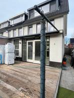 Zonwering 580x350 antraciet met heaters en spotjes, Gebruikt, 450 cm of meer, Elektrisch, Ophalen of Verzenden