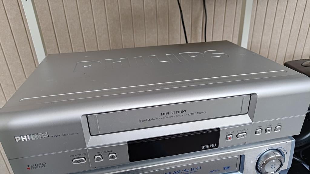 Philips VR540 VHS Video Recorder - HIFI Stereo, Ophalen of Verzenden, Gebruikt, VHS-speler of -recorder