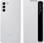Samsung Galaxy S21 Plus Clear View Cover Light Grey, Overige modellen, Frontje of Cover, Ophalen of Verzenden, Zo goed als nieuw