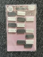 Houten craft knutsellabels met tekst - 14 stuks, Ophalen of Verzenden, Nieuw, Materiaal