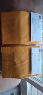 2 nieuwe Hema gordijnen okergeel 140x270 cm, 200 cm of meer, Nieuw, Ophalen of Verzenden, Modern