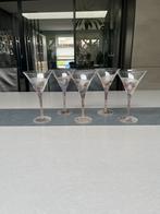 5 Vintage Martini Glazen in Uitstekende Staat, Ophalen of Verzenden, Zo goed als nieuw