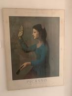 Picasso Femme à l'Éventail 1905 Retrospective Poster, Antiek en Kunst, Kunst | Schilderijen | Klassiek, Ophalen of Verzenden