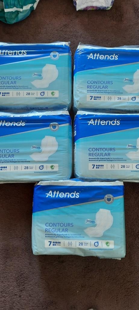 Incontinentie inleggers, Ophalen, Nieuw