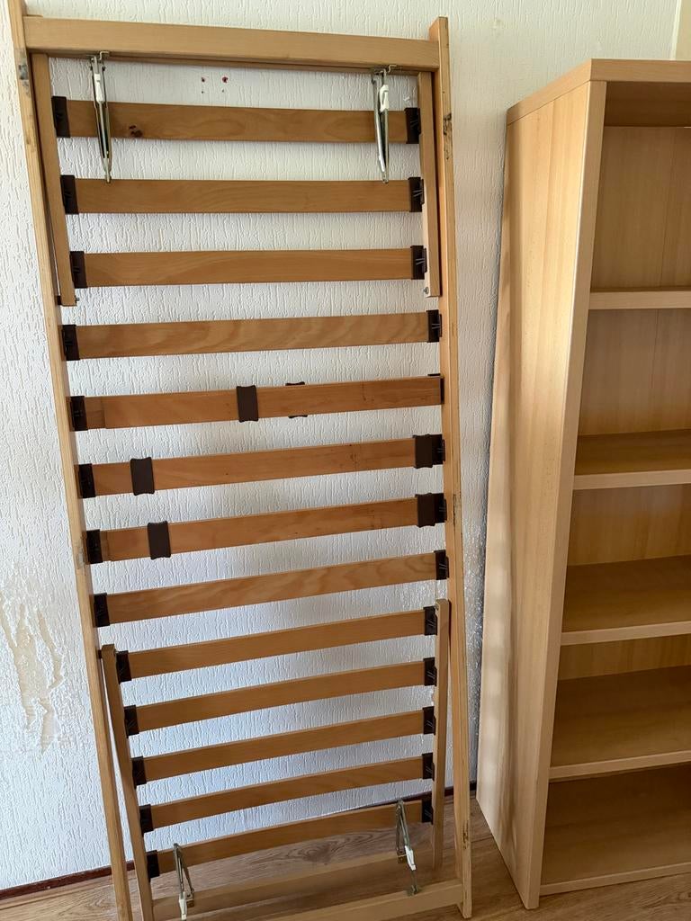 Twee verstelbare lattenbodems 80x200 cm, Huis en Inrichting, Slaapkamer | Matrassen en Bedbodems, Ophalen, Gebruikt, Tweepersoons