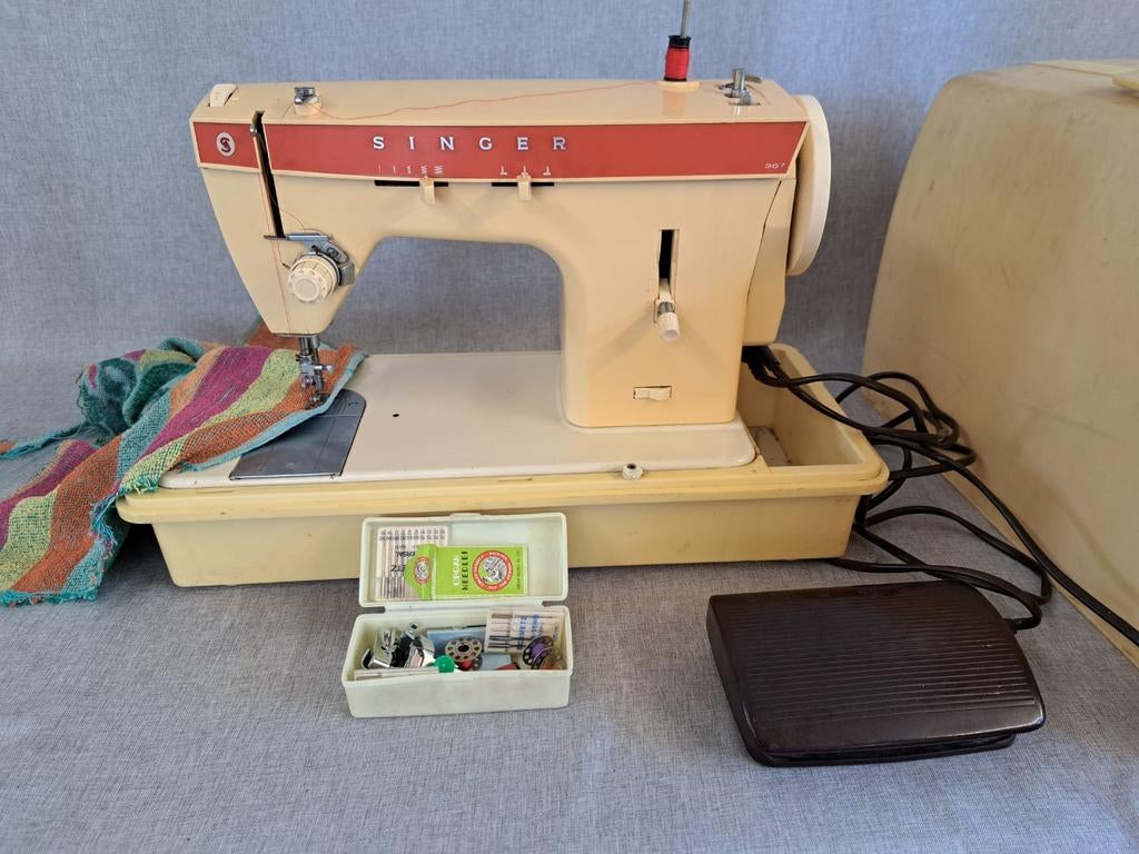 Vintage Singer Naaimachine - Werkende Staat, Ophalen