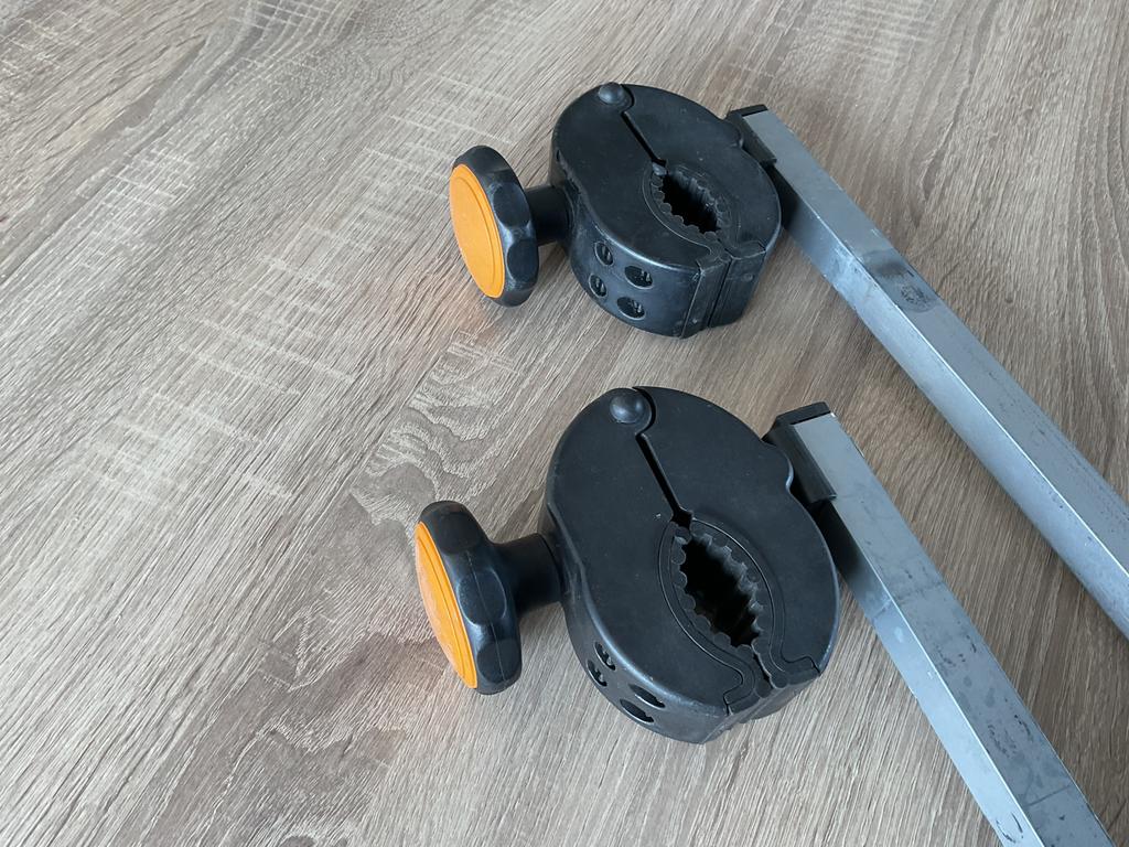 Spinder frameklem - klem frame fiets fietsendrager, Auto diversen, Fietsendragers, Zo goed als nieuw, Fietsendrager-accessoire