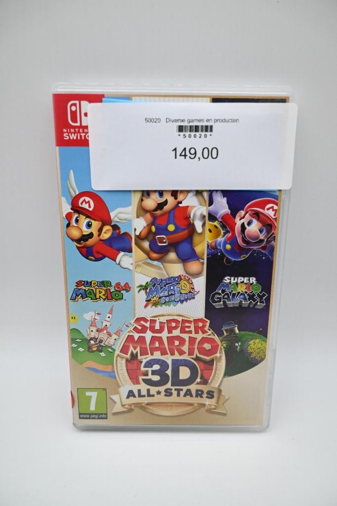Super Mario 3D All-Stars - Nintendo Switch, Avontuur en Actie, Gebruikt, 1 speler, Eén computer