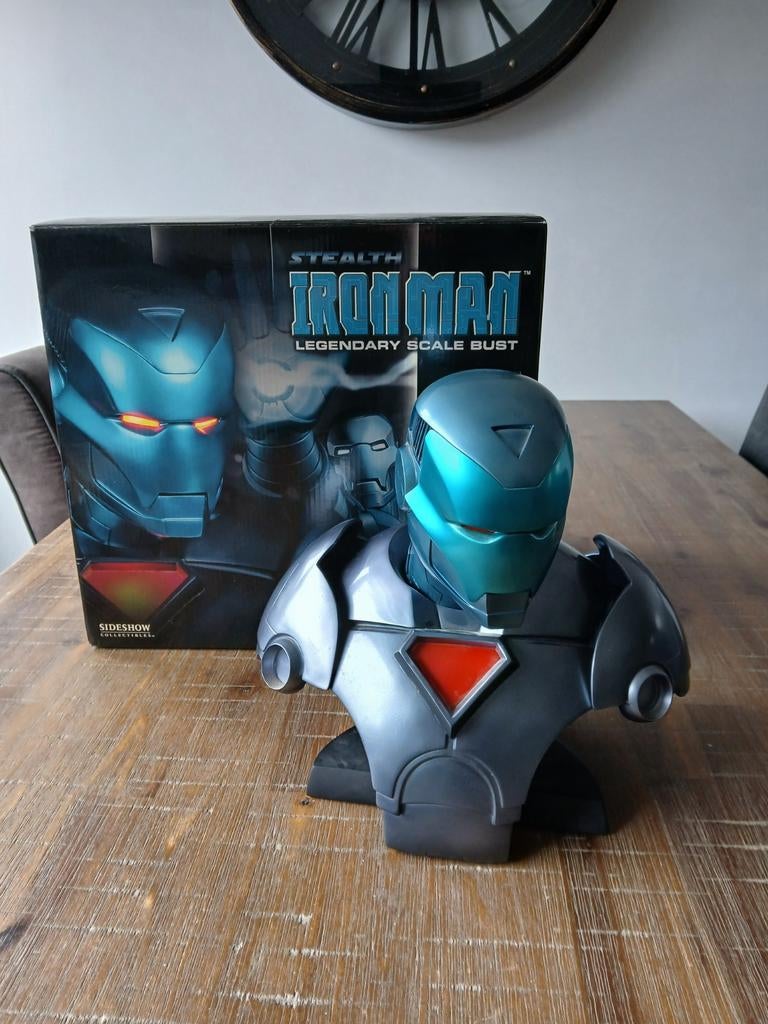 Sideshow Iron Man LSB Bust., Ophalen of Verzenden, Zo goed als nieuw