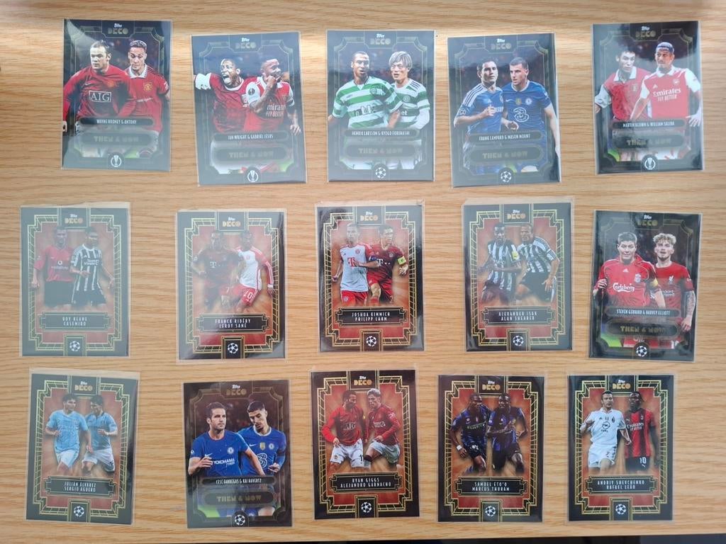 Topps Deco Voetbal Trading Cards - Diverse Collectie, Ophalen of Verzenden, Zo goed als nieuw, Buitenlandse clubs, Spelerskaart