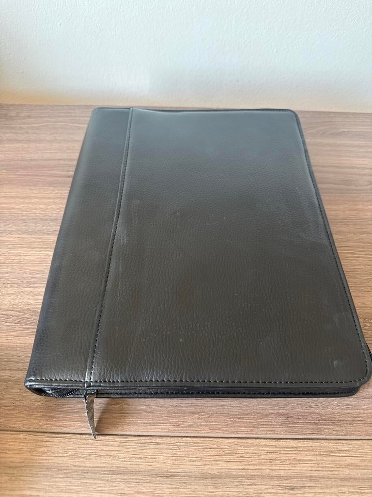 Leren schrijfmap, Ophalen of Verzenden, Gebruikt