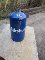 emaille - petroleumkan, Ophalen