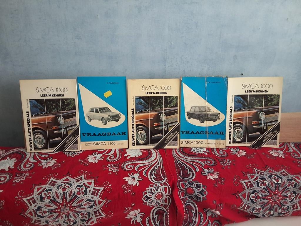 5 STUKS IN PRIMA STAAT  voor Uw klassieke SIMCA, Auto-onderdelen, Ophalen of Verzenden