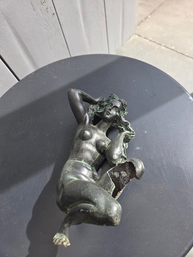 Bronzen beeldje van een vrouw, Ophalen of Verzenden