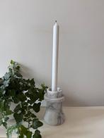 Onyx vintage kandelaar zwaar model, Ophalen of Verzenden, Koper of Brons