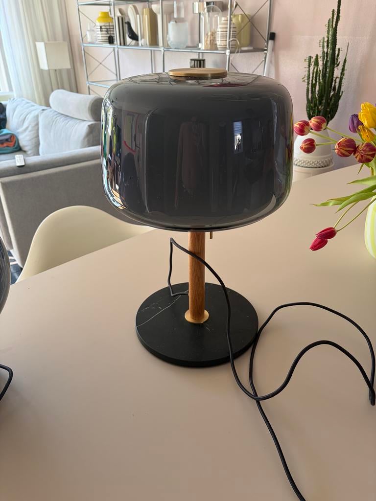 IKEA Evedal tafellamp, Huis en Inrichting, Lampen | Tafellampen, Ophalen, Modern, Minder dan 50 cm, Glas