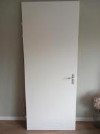 Kunststof deur wit, Ophalen, Kunststof, 80 tot 100 cm, 215 cm of meer