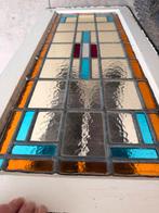 Prachtig glas in lood raam - Uniek design, Doe-het-zelf en Verbouw, Glas en Ramen, Ophalen, Gevelraam of Ruit, Gebruikt, Minder dan 80 cm