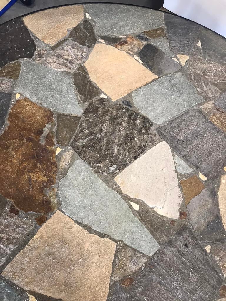 Prachtige salontafel van natuursteen vintage, F, X, G, T