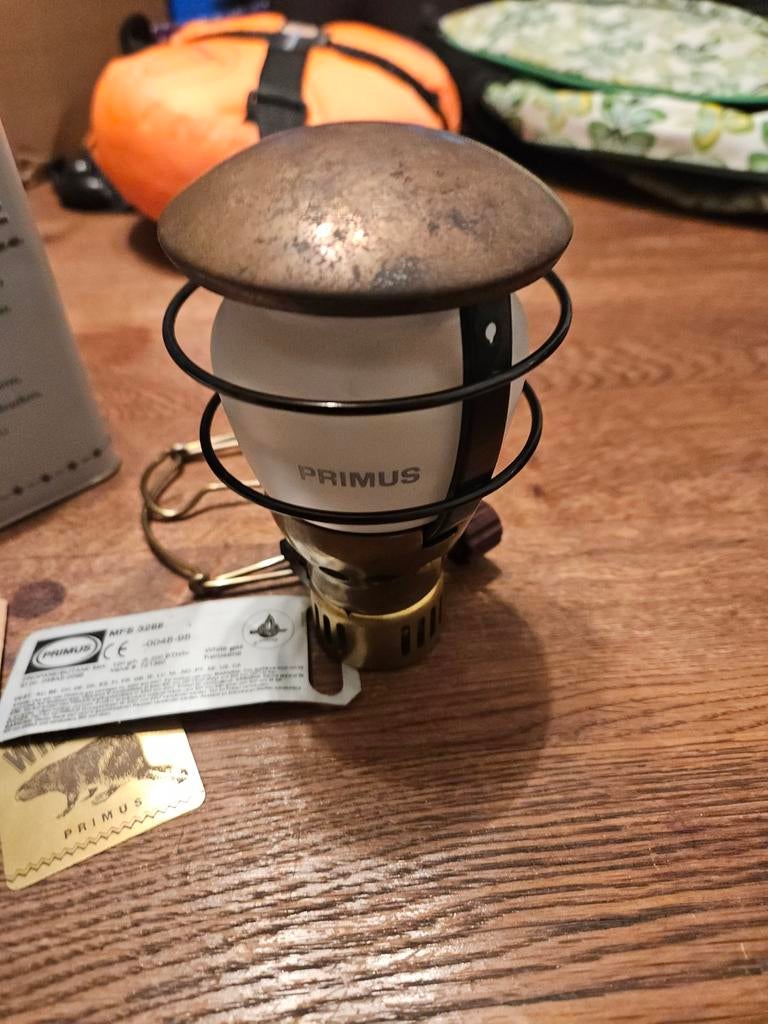 Primus 3230 Vintage Gaslamp - Wild Life Editie, Caravans en Kamperen, Kampeeraccessoires, Ophalen of Verzenden