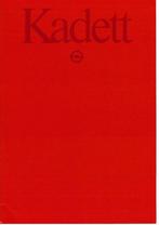 Opel Kadett D, met bijlage, september 1982, modeljaar 1983, Ophalen of Verzenden, Zo goed als nieuw, Opel