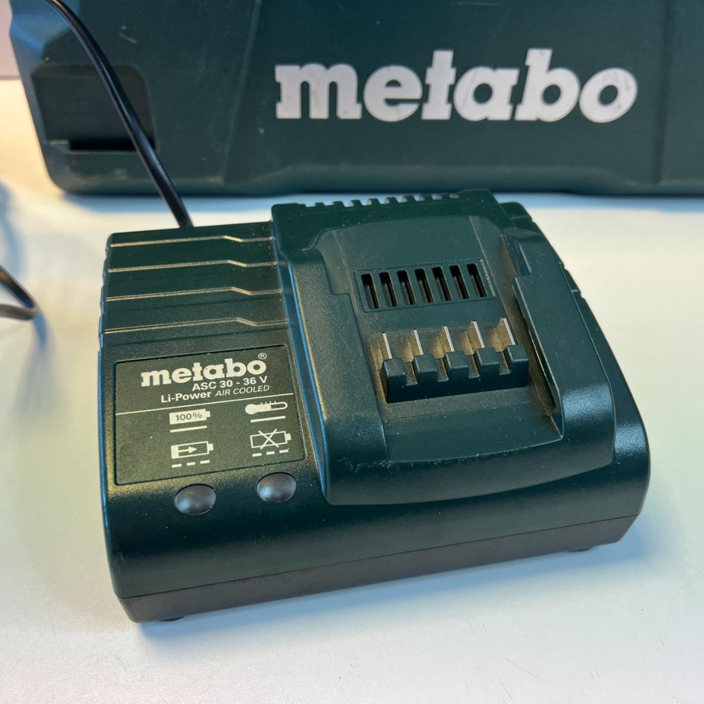 Metabo BS 18 LTX Boorschroefmachine 18V + 2x 4ah accu en lad, Metabo, Zo goed als nieuw, Support@metabo.com, Metabo Corporation, Metabo-Werke GmbH, 
72622 Nürtingen
Germany