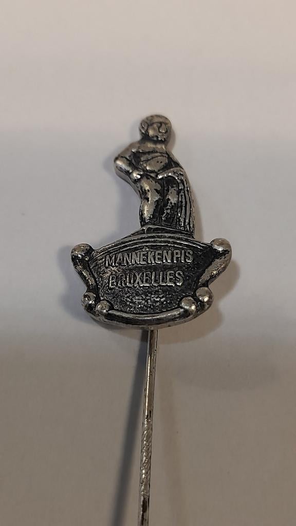Manneken Pis Brussel Speldje, Verzamelen, Speldjes, Pins en Buttons, Verzenden, Gebruikt, Stad of Land, Speldje of Pin