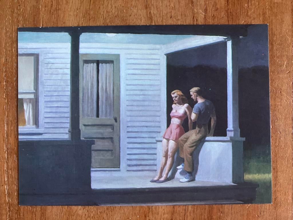 Edward Hopper - Summer Evening (Sommerabend), 1947, Ophalen of Verzenden, 1980 tot heden, Ongelopen