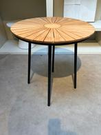 Tuintafel / bijzettafel teakhout naturel 90cm, Info@savoireinteriors.com, Teakhout, Van haestrechtstraat 15d, Ophalen of Verzenden