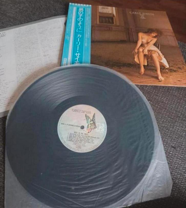 Carly Simon - Boys in the trees 1978/Japanse persing+OBI VG+, Cd's en Dvd's, Vinyl | Rock, Gebruikt, Poprock, 12 inch, Ophalen of Verzenden