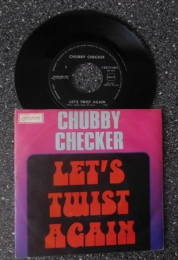 Chubby Checker - let's twist again (vanaf € 1,50), 7 inch, Single, Ophalen of Verzenden, Zo goed als nieuw