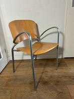 8 prachtige vintage Car Katwijk stoelen Krijn Hamelink, Overige kleuren, Ophalen of Verzenden, Vijf, Zes of meer stoelen, Hout