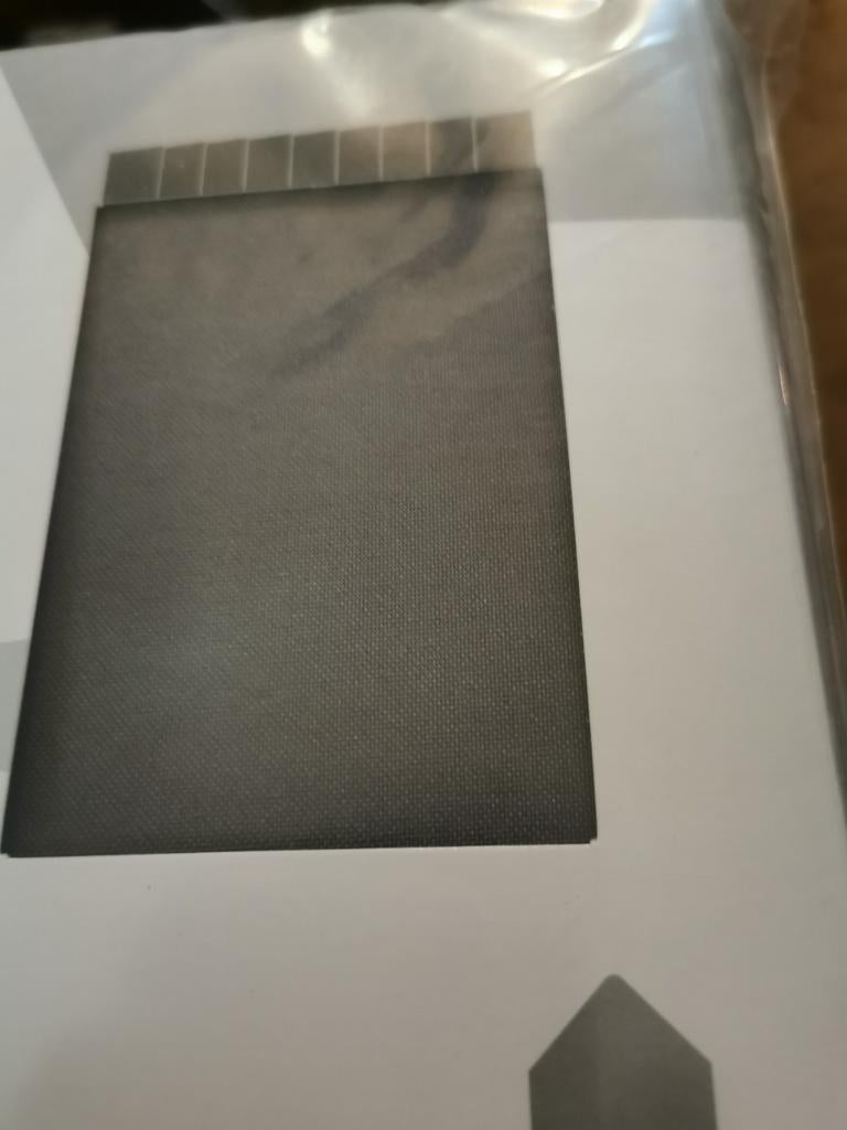 1 stuk Kant en klaar gordijn grijs nieuw in verpakking, Huis en Inrichting, Stoffering | Gordijnen en Lamellen, 100 tot 150 cm