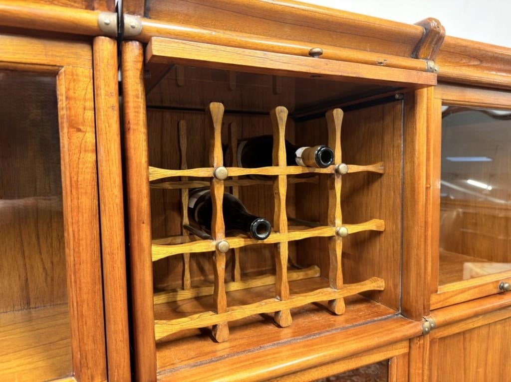 Originele Globe Wernicke Engelse Wijnrek voor in Boekenkast, Ophalen