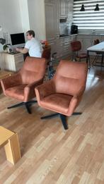 TE KOOP TWEE DRAAIFAULTEUILS, Huis en Inrichting, Fauteuils, Overige materialen, Geen iedee, 75 tot 100 cm, Ophalen of Verzenden