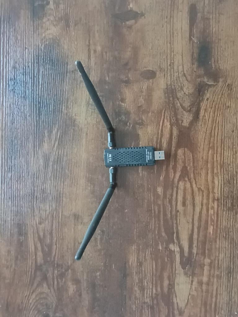 USB WiFi 6 Adapter met Dual Antenne, Computers en Software, Netwerkkaarten, Zo goed als nieuw, Ophalen