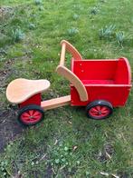 Peuter loop bakfiets van hout, Ophalen, Zo goed als nieuw, Loopfiets