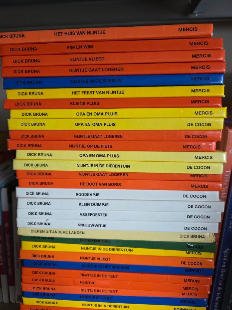 Nijntje / Dick Bruna / Verzameling vierkanten boekjes, Ophalen of Verzenden, Gelezen