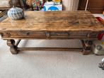 Vintage eiken salontafel, vermoedelijk jaren 60, Huis en Inrichting, Tafels | Salontafels, Ophalen, Gebruikt, 100 tot 150 cm, Eikenhout