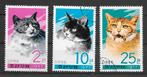 Noord Korea 1977  Katten, Verzenden, Gestempeld, Oost-Azië
