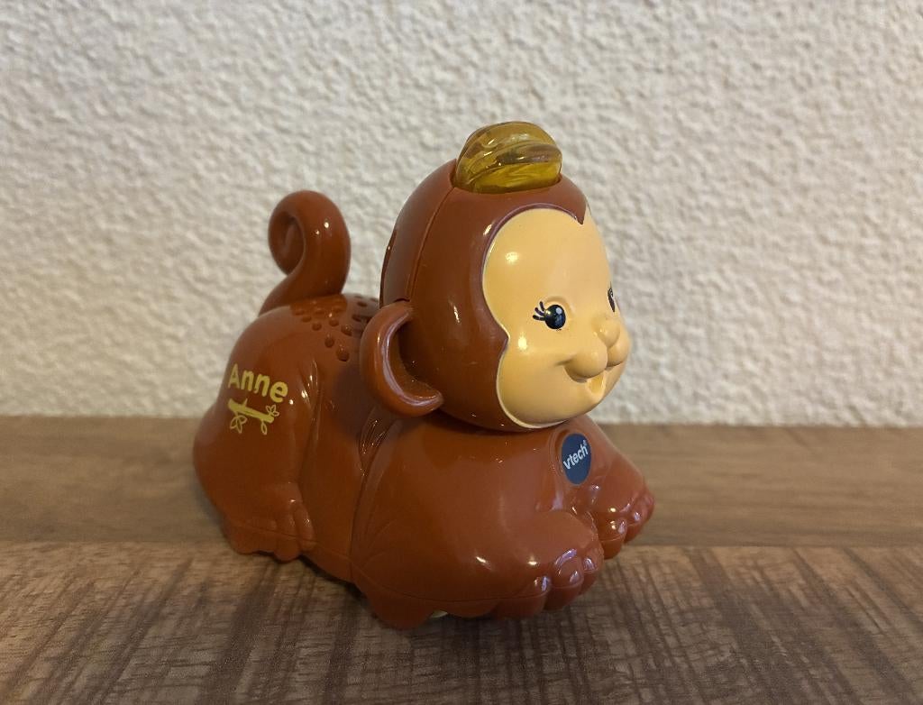 Vtech Zoef Zoef Dieren Anne Aap in PRIMA staat., Kinderen en Baby's, Speelgoed | Vtech, Ophalen of Verzenden, Gebruikt, 6 maanden tot 2 jaar