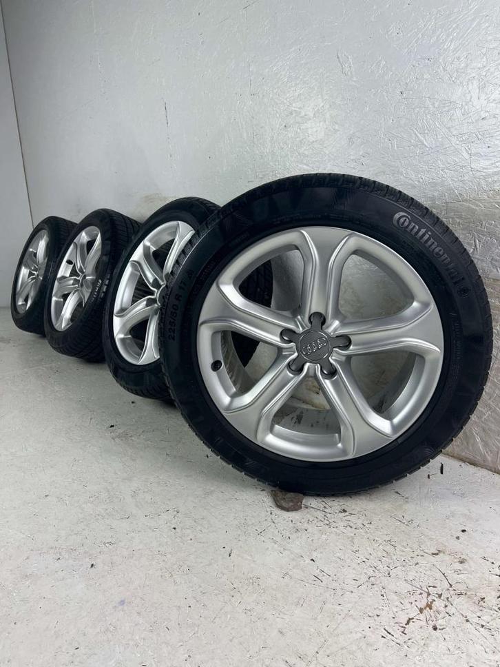 Originele Audi A4 A5 S4 S5 velgen 17" 5x112 winterset 8mm!, Auto-onderdelen, Banden en Velgen, Banden en Velgen, Winterbanden