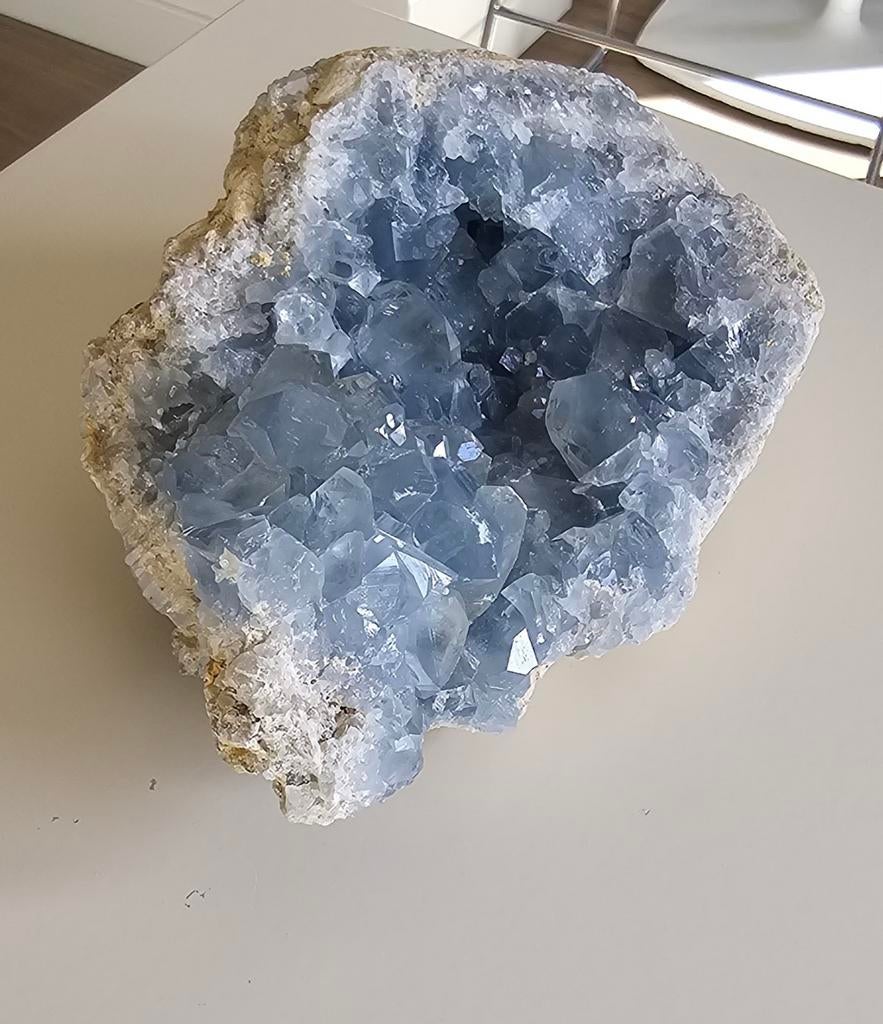Celestien Geode 1461 gram, Verzamelen, Ophalen of Verzenden, Mineraal