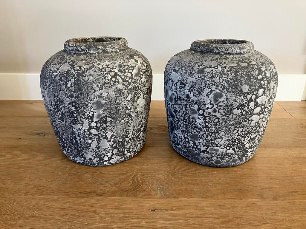 Landelijke bloempotten Still, Ophalen, Steen, Gebruikt, Overige kleuren