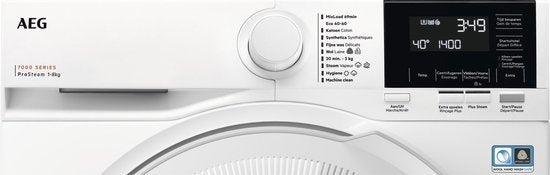 AEG wasmachine LR7384BB2 - 7000 serie - NL/FR, AEG, 1200 tot 1600 toeren, Postbus 1038 5602 BB Eindhoven, 8 tot 10 kg
