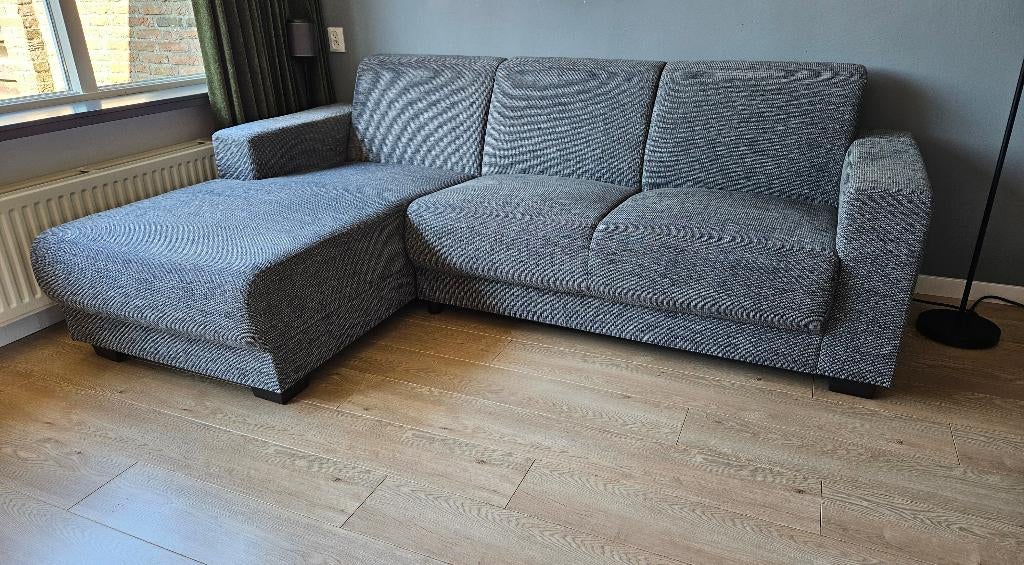 Bank - Gratis ophalen, Huis en Inrichting, Ophalen, Gebruikt, Hoekbank, Tweepersoons